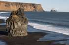 Iceland, Vik. Reynisfjara black sand beach Art Print